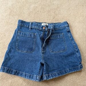 Madewell High Waisted Sailor Shorts